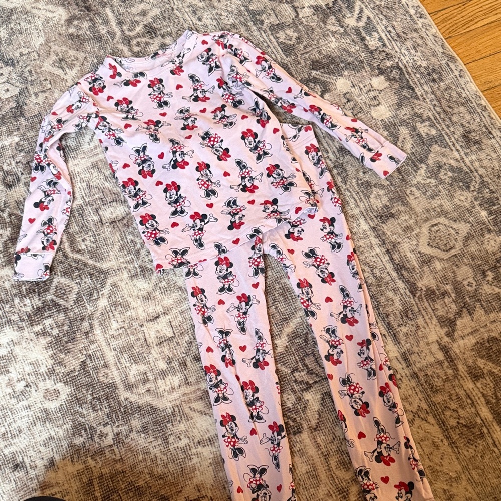 GAP Kids Pajama Set - Pink with Red and Minnie Print